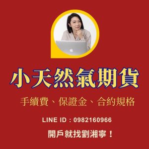 小天然氣期貨，小天然氣期貨手續費，小天然氣期貨保證金，小天然氣期貨交易時間，小天然氣期貨一點多少錢